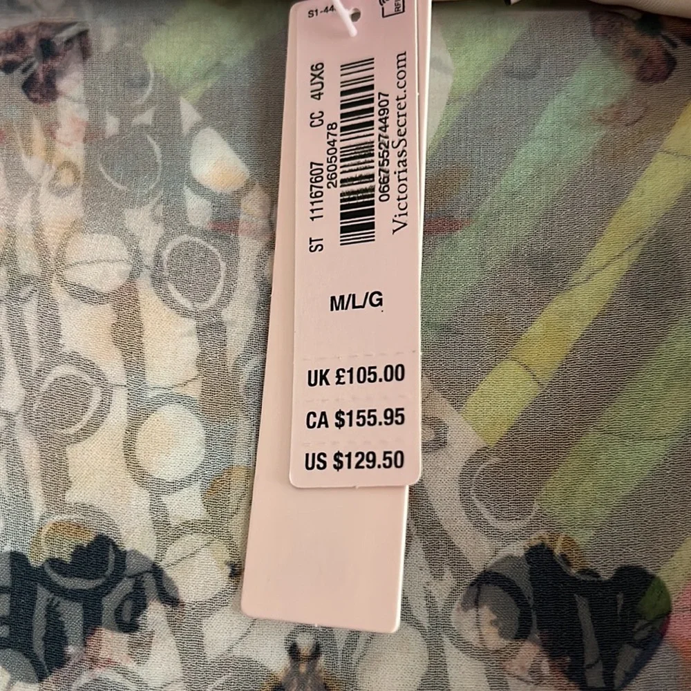 NWT Victoria’s Secret GORGEOUS Chiffon Wrap Belted Ruffle Robe with Bell SleeveS - Picture 10 of 10